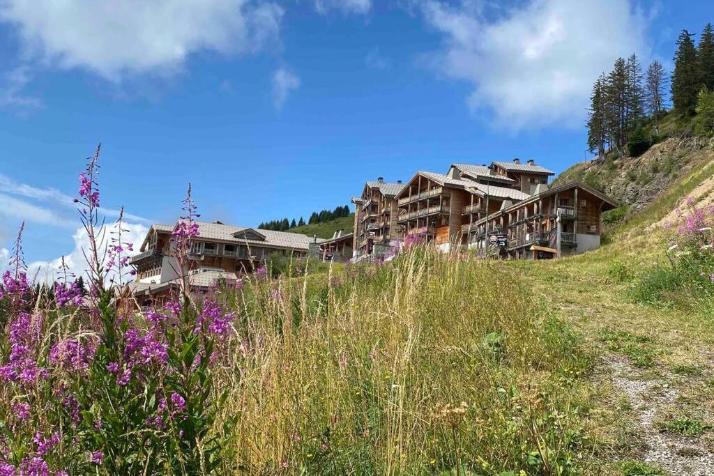 Vue Panoramique Sur Les Montagnes Plein Sud - T2 Skis Aux Pieds, Piscine & Spa Flaine Exteriör bild