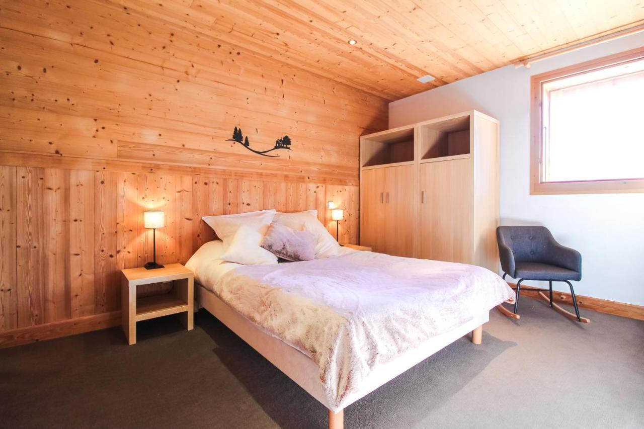 Vue Panoramique Sur Les Montagnes Plein Sud - T2 Skis Aux Pieds, Piscine & Spa Flaine Exteriör bild