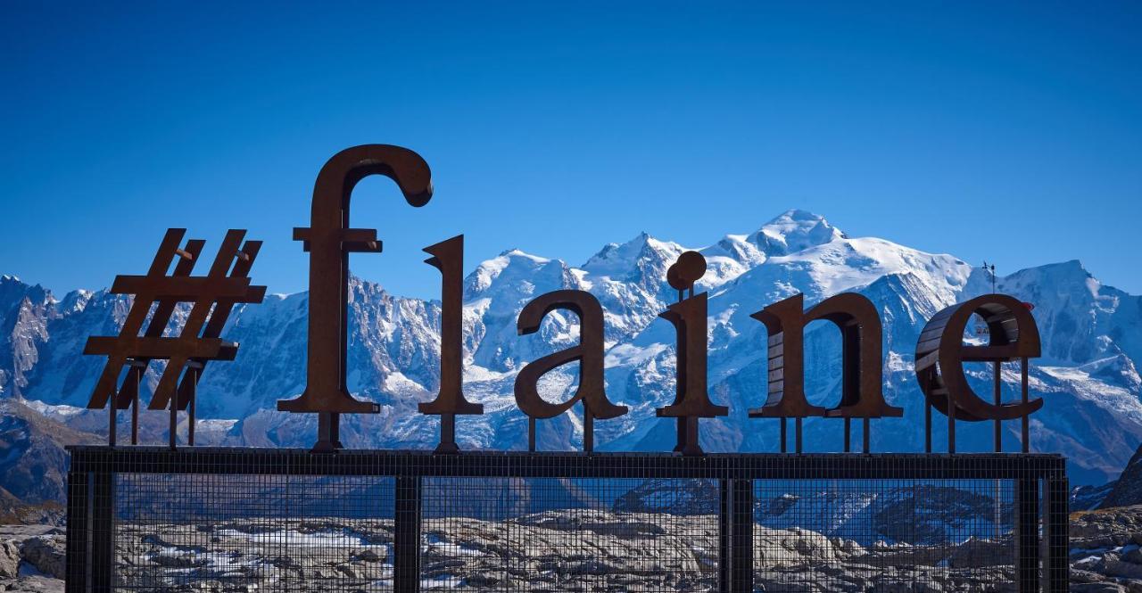 Vue Panoramique Sur Les Montagnes Plein Sud - T2 Skis Aux Pieds, Piscine & Spa Flaine Exteriör bild